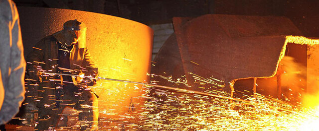 حجم عمده فولاد تولیدی صرف مصارف داخلی می‌شود نه صادرات
