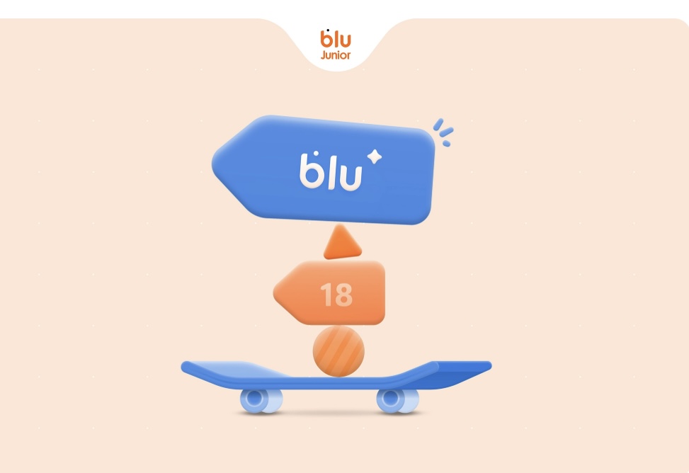 کاربران بلوجونیور با ورود به ۱۸ سالگی می‌توانند حساب خود را به بلو منتقل کنند