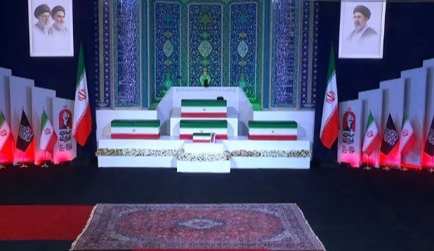 امام شهید , تشییع امام شهید , تشییع رهبر شهید , تشییع آیت‌الله‌العظمی سید علی خامنه‌ای , بدرقه آقای شهید ایران , 