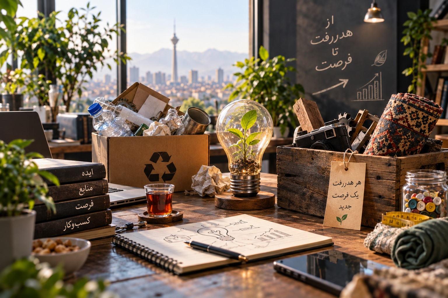 «چه چیزهایی دوروبرمان هدر می‌روند که می‌توانند تبدیل به کسب‌وکار شوند؟»